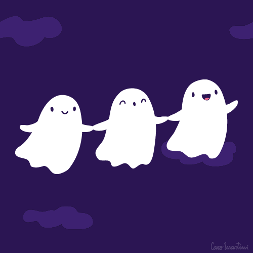 scaryplanet: Spooking is always more fun with friends.  HAPPY HALLOWEENIE