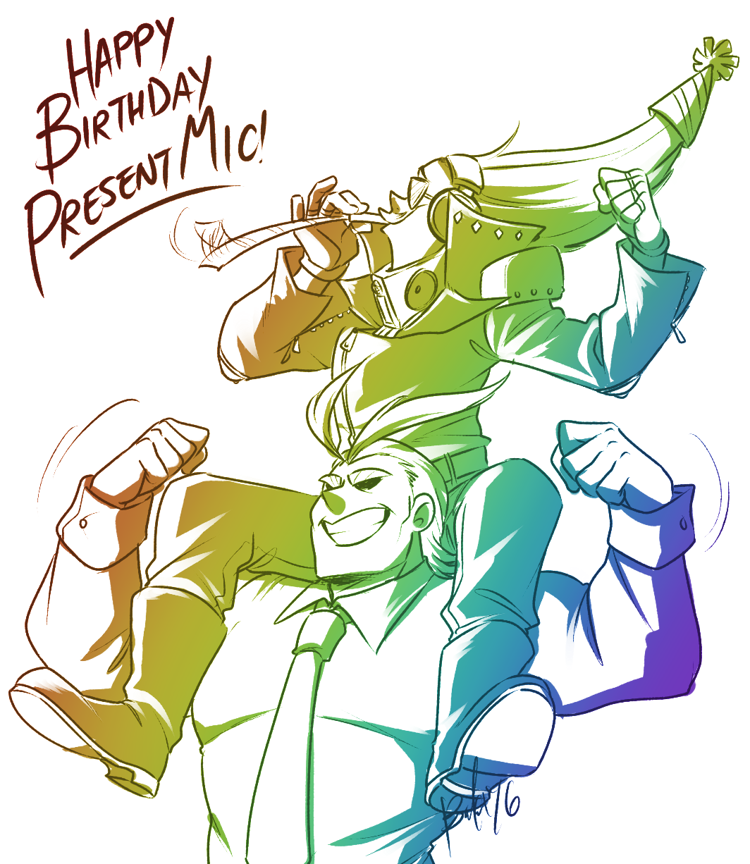 bechnokid:  7/7: Happy Birthday, Present Mic! Today, we celebrate the Voice Hero’s