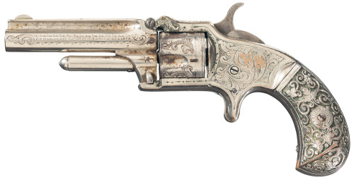 Engraved Marlin No.32 with Degress “Tiffany Style” grips, mid to late 19th century.Estimated Value: 