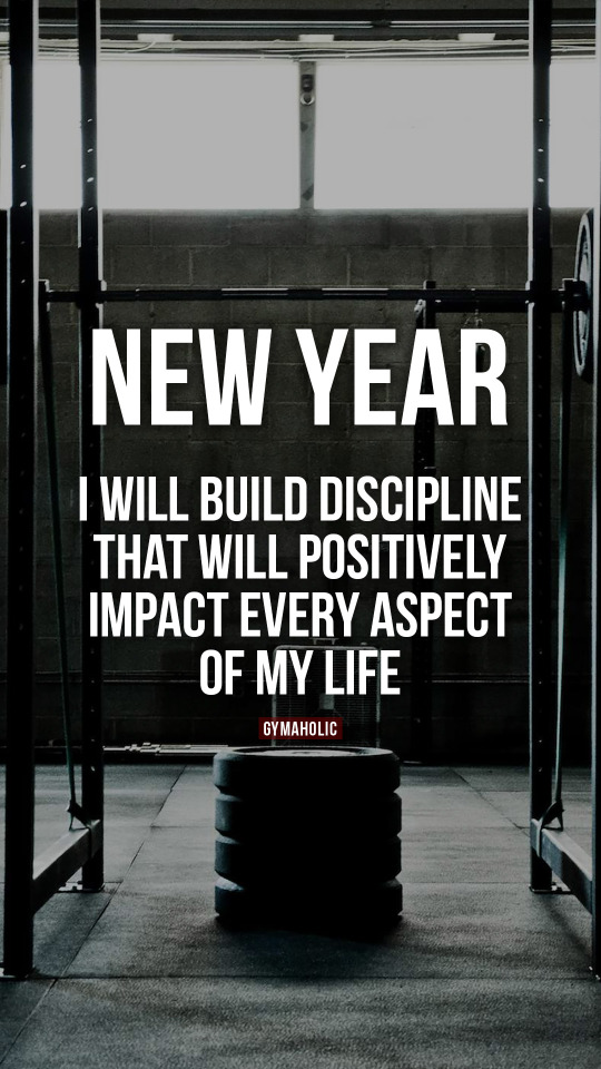 New Year: I will build discipline