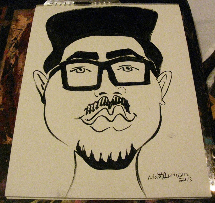 More caricatures from a birthday party I did.  