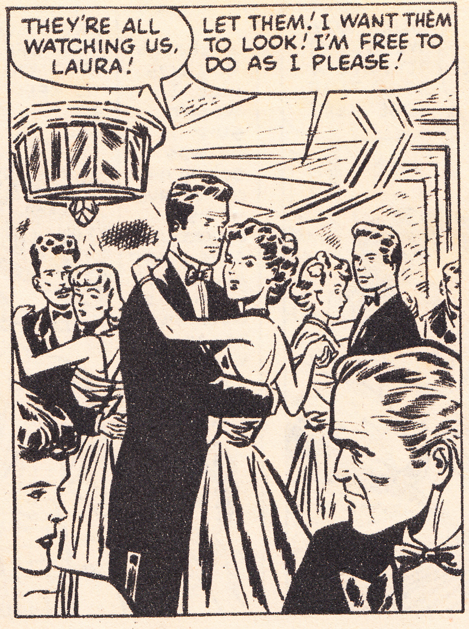 anaraquellee-kong:  comicslams: First Romance No. 17, 1950s now THIS is something