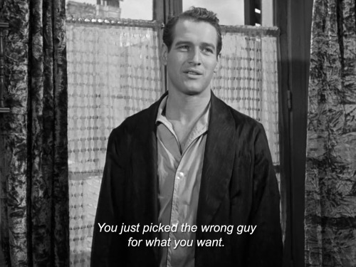 something-into-something:  “You just picked the wrong guy for what you want.” - Paris Blues (1961)