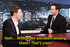 Benedict Cumberbatch On Jimmy Kimmel(December 4, 2013).