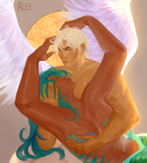 A Mermaid and her Angel <3