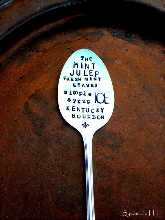 bookofbourbon:
“ Gift a Whiskey Drinker: a Mint Julep spoon.
I’m all for kitsch.
”