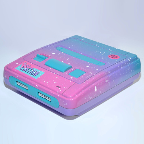 neontalk: Check out this custom SNES Bubblegum Edition. By @mizucatofficial