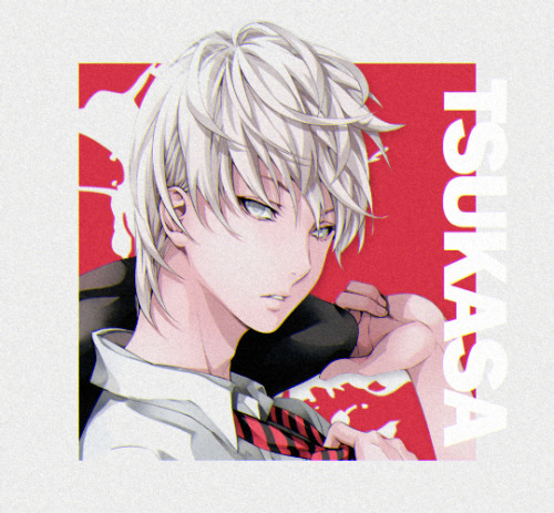 kozuuki:30 days hairstyles challengeDay 06: White Haired Character ↳  Tsukasa Eishi « Shokugeki no