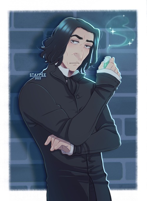 Professor Snape. (redraw of this old art here)✨ Tip the artist? | Commissions OPEN! | teepublic ✨