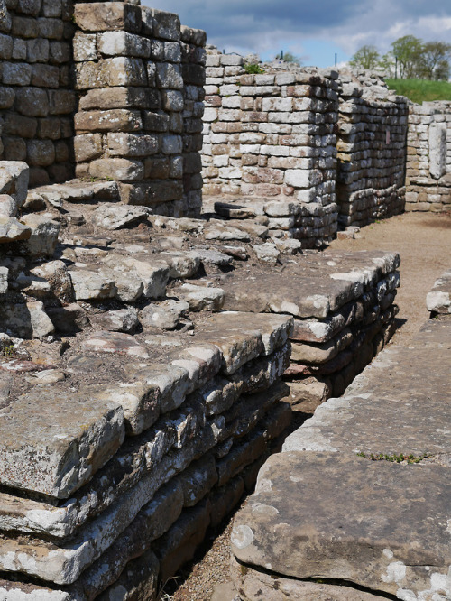 Roman Bath House Photo Set 1, Chesters Roman Fort, Hadrian’s Wall, Northumberland, 13.5.18.