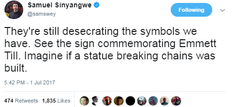 alwaysbewoke:  never forget. america is proud of its racist hateful history.