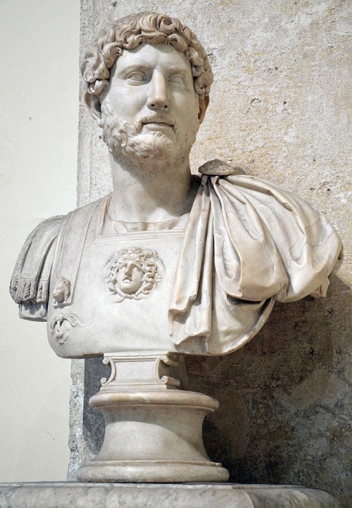 Marble bust of Hadrian at the Palazzo dei Conservatori, Capitoline Museums.