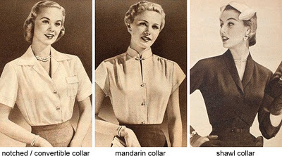 Porn photo fuckyeahvintage-retro:  Blouse Collars, 1940s-50s
