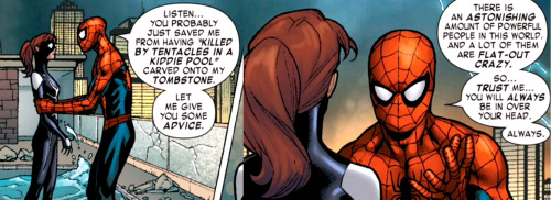 magical-awesome-kid:  loisfreakinglane:  endless evidence that peter parker is most interesting as a