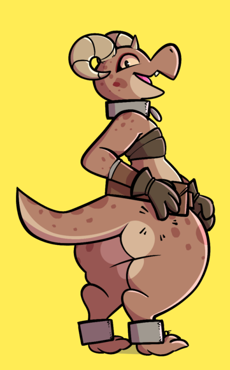 dogfluid:commission for simplify pm! Lizard rear!!