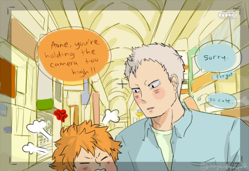 bingu-fanart:  BR1 >> 2/21 Fills >> AoHina >> hanging out at the mall