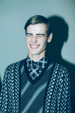 fuckyeahbenallen:  Ben Allen backstage at Prada S/S15 - by Kevin Tachman 