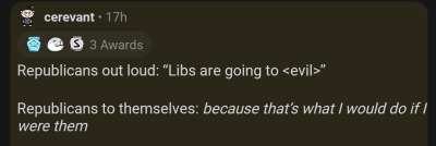 liberalsarecool:Gaslight. Obstruct. Project.Bad faith. 24/7.