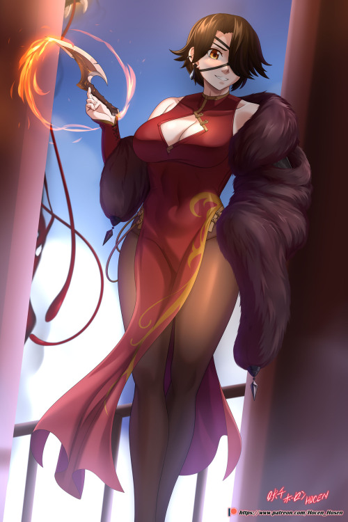 RWBY - Cinder Lunar!https://www.pixiv.net/en/artworks/96266650https://twitter.com/hosen_hocen/status