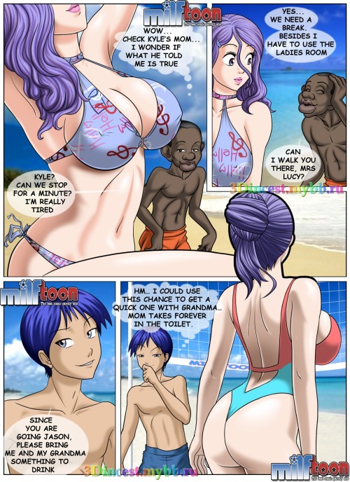 andrealovemom1965:  BEACH ADVENTURE INCEST MOM SON 5A PARTE