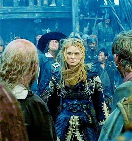 disneyliveaction:Disney Live Action costumes appreciation: Elizabeth Swann’s Black outfit