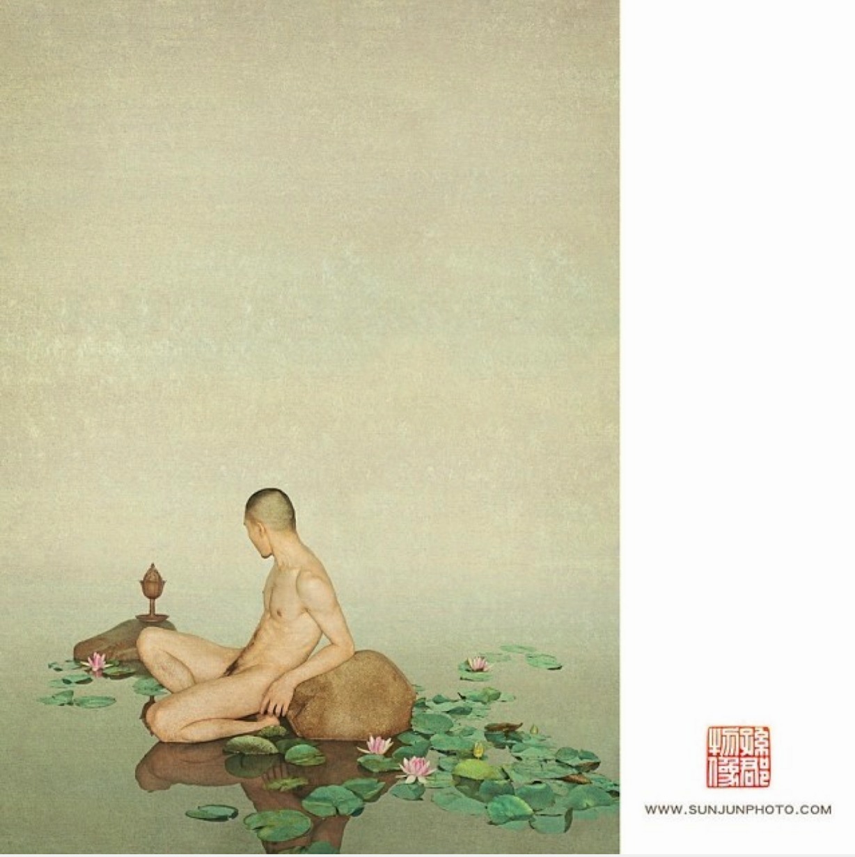 artoffreddieniem-blog:  【新文人美男摄影】国画工笔式PS；独此一家。选自中国摄影诗人@布法罗的树孙郡 