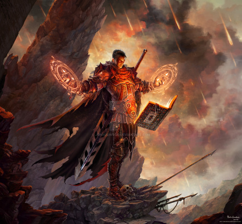amareverie:  Commission: Steel Flameblade by Johndowson  