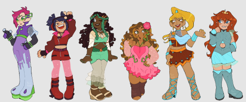 I actually had a couple of requests to do a redesign of the winx club. I was originally only gonna d