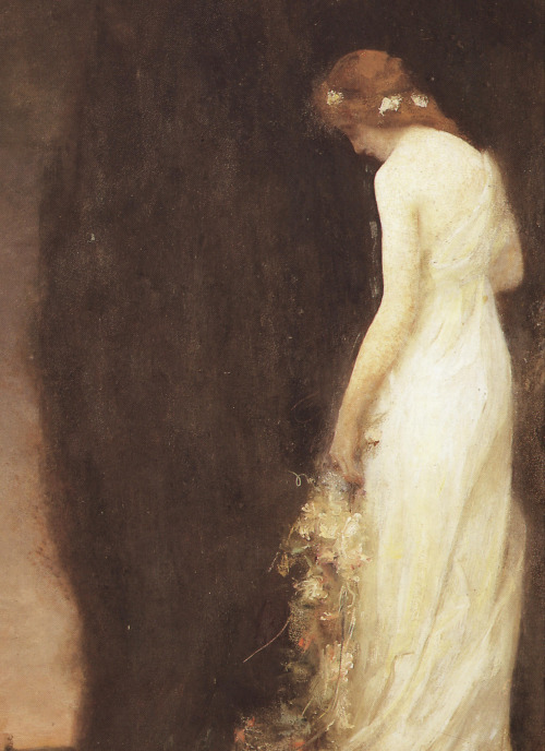 dappledwithshadow:Le Soir (detail), André Gabriel Ferrier1911