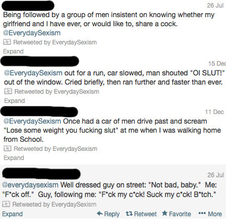 batlock:  ctrayn:  ftzgerald:  A few retweets from the Everyday Sexism twitter page, a project that aims to highlight the daily slights that women and girls suffer.  THIS PISSES ME OFF SO MUCH I WANT TO PUNCH SOMEONE  When I went to help my grandfather