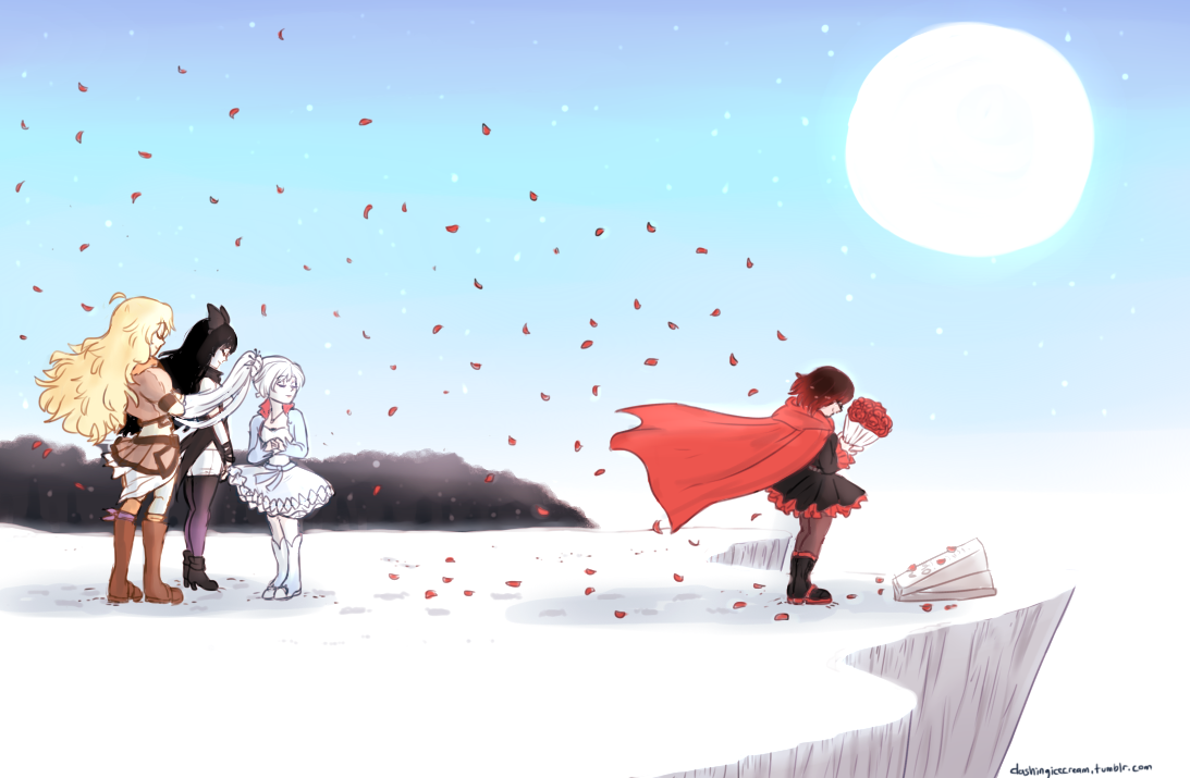 Like roses to me. Монти ОУМ RWBY.