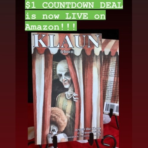 $1 COUNTDOWN STEAL ends tonight at 7pm Eastern Time. Link to deal in bio!#clownbook #clownillustrati