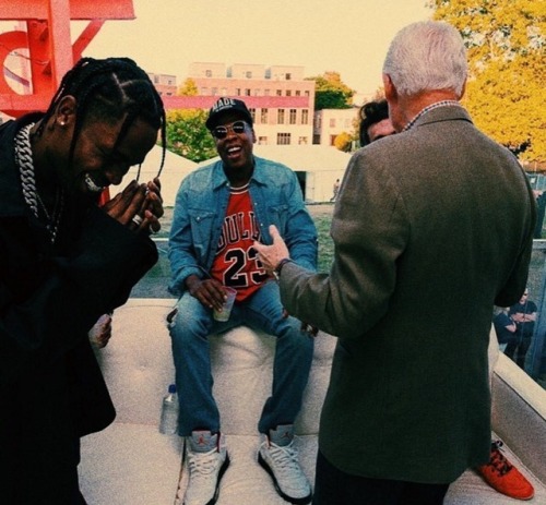 TRAVIS SCOTT AND BILL CLINTON