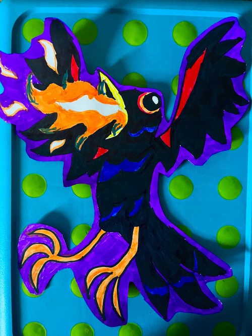 FIRE BREATHING CROW
