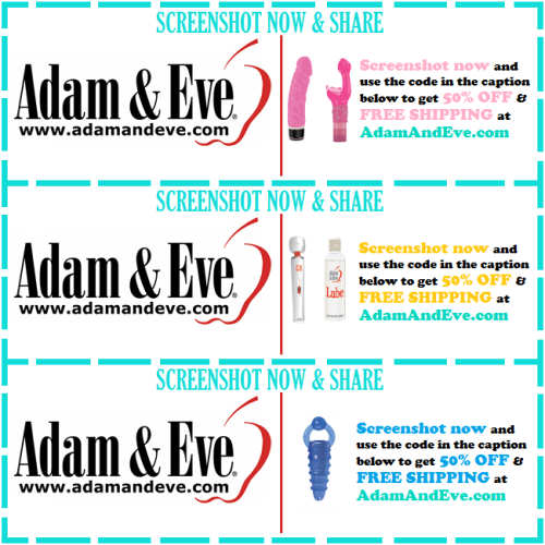  Get 50% off almost any 1 adult item & FREE US/CAN shipping by using offer code HMM at www.AdamE