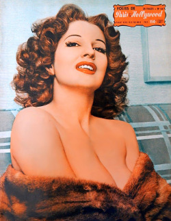 Burleskateer:  Tempest Storm Is Featured On The Back Cover Of The 64Th Issue Of ‘Folies