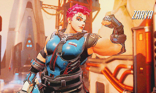 rooster-teeth-and-many-more:  More of the bara bae, Zarya.  My heart cannot contain all of the love for this person.