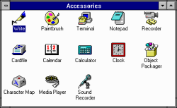Windows 3.1 - Accessories