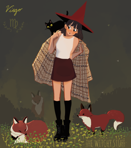 Virgo Witch◞*✰Our next witch is here! The ones born between the August 23 and the September 22 are u