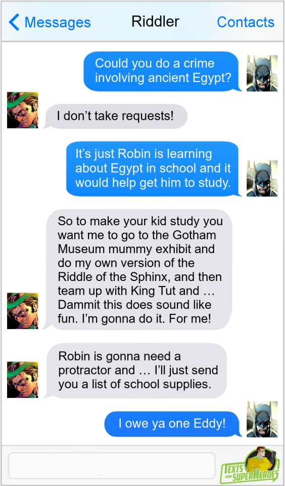 Texts From Superheroes, Texts From Superheroes Facebook, Twitter