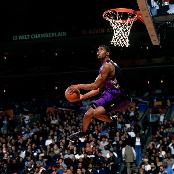 The 2000 Slam Dunk Contest also happened today, thirteen years ago.