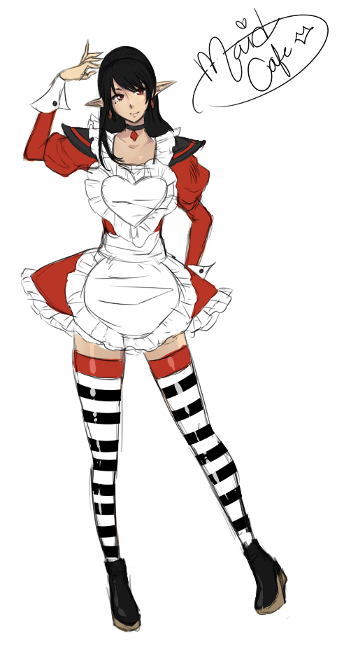 MAID CAFE UPDATE!  So only a few people responded in messages to me, sorry If I