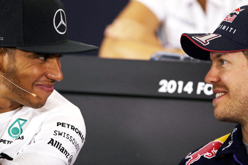 vettelewis: Lewis Hamilton &amp; Sebastian Vettel x Press Conferences