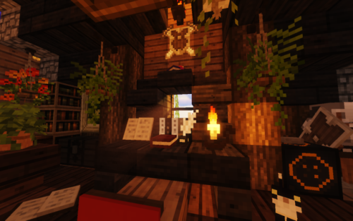 The attic.I hope I didn’t overdo the plants…