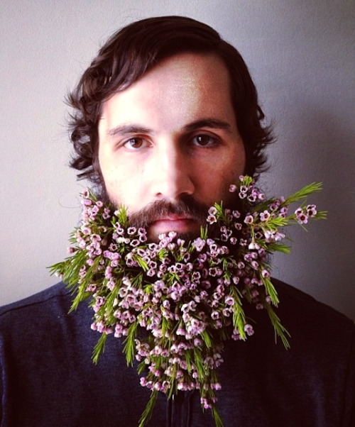 abeautifulindiscretion:  Flower Beard