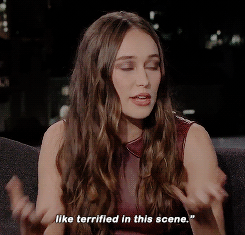alyciadebnam:  alycia on filming the gory/scary scenes on fear the walking dead 