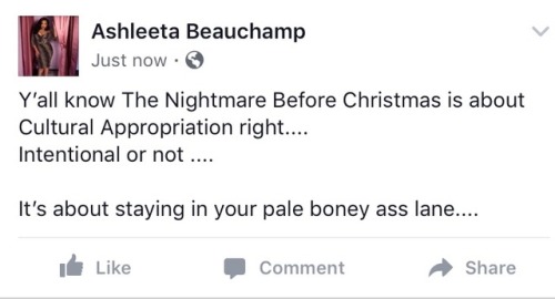 #culturalappropriation #nightmarebeforechristmas