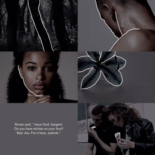 bluesxrgent:Blue Sargent and Ronan Lynch → The Raven King by Maggie StiefvaterBlue headed toward the