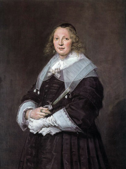 masterpiecedaily: Frans Hals Portrait of a Standing Woman 1643-45 