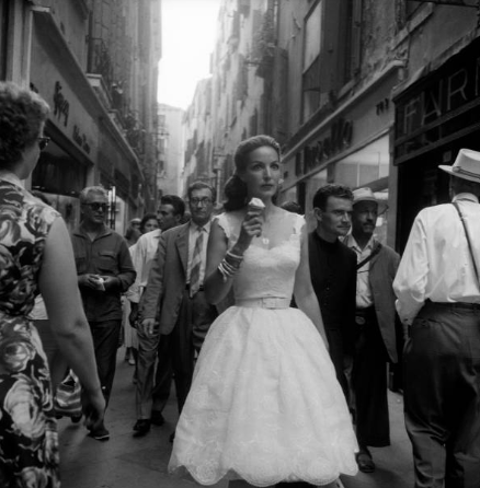 olivethomas:Maria Felix in Venice during the Venice Film Festival, 1959